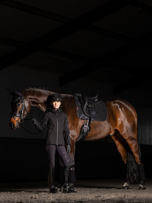 Tapis de Dressage LeMieux ProSorb 2 Poches - Noir - vue lifestyle