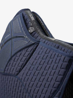 Tapis de Dressage LeMieux ProSorb 2 Poches, coloris Navy, détail