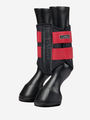 Guêtres de Protection LeMieux Grafter Best-Seller, coloris Chilli, vue produit