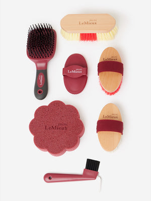 Ensemble de pansage Mini LeMieux — Rouge