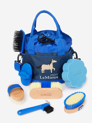 Ensemble de pansage Mini LeMieux — Bleu Benetton