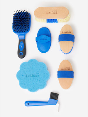 Ensemble de pansage Mini LeMieux — Bleu Benetton