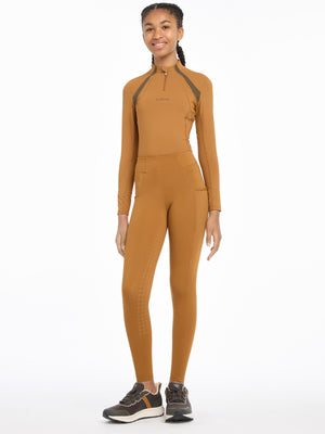 Culotte d'Équitation Pull-On LeMieux Orla Junior, coloris Ginger, vue produit