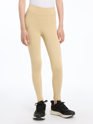 Pantalon d'Équitation Pull-On LeMieux Junior, coloris Beige, vue produit