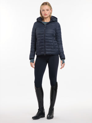 Doudoune à Capuche Rose LeMieux — Bleu marine