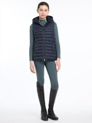 Doudoune sans Manches Young Rider Ruby LeMieux — Bleu marine