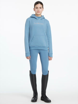 Sweat a capuche Classique Young Rider LeMieux Ice Blue studio