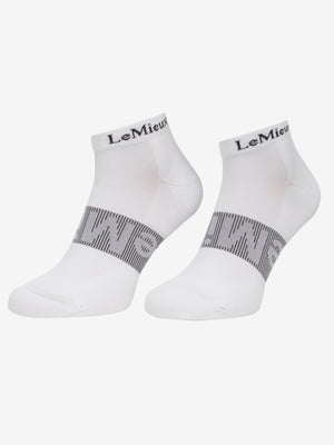 Chaussettes de sport LeMieux (lot de 3) — Blanc