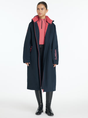 Manteau HydroShield Young Rider Navy detail