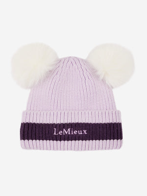 Bonnet Mini Double Pom LeMieux Lilac