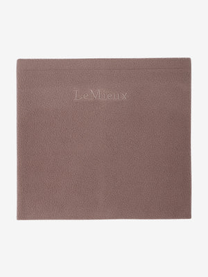 Cache-cou en polaire, coloris Walnut, vue produit