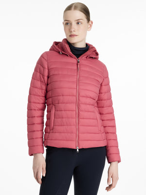 Doudoune à Capuche Rose LeMieux — Cranberry