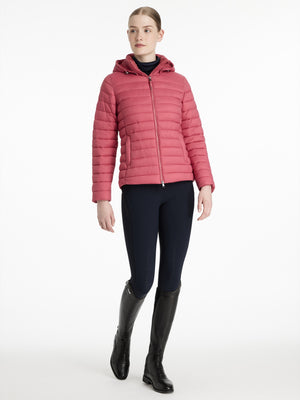 Doudoune à Capuche Rose LeMieux — Cranberry
