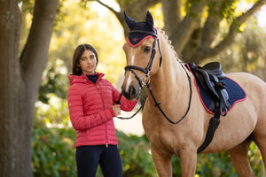 Doudoune Ruby Young Rider Cranberry detail porte