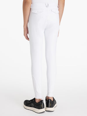 Pantalon Sports Garcon LeMieux White profil