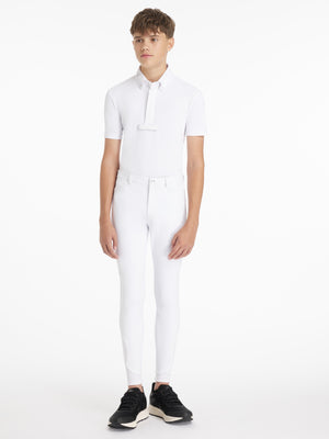Pantalon Sports Garcon LeMieux White detail