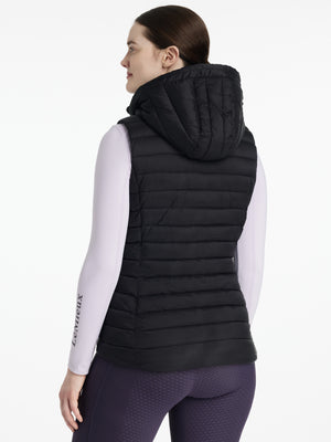 Doudoune sans Manches a Capuche Rose LeMieux Black studio