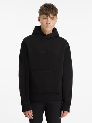 Sweat a capuche garcons Young Rider Black porte