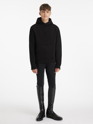 Sweat a capuche garcons Young Rider Black detail