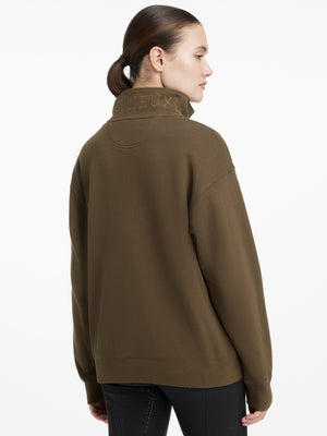 Sweat col zippé Keira, coloris Alpine, vue produit