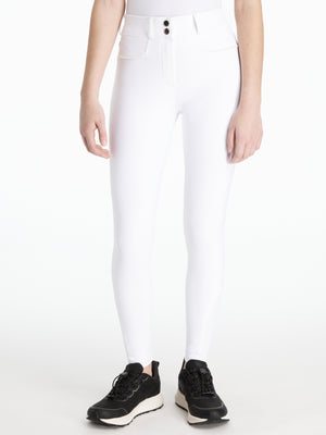 Pantalon Izzy grip genoux LeMieux White