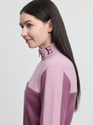 LeMieux Young Rider Kate crop sweat quart de zip Mallow