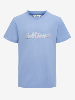 T-Shirt Young Rider Arianna — Bleu poudré