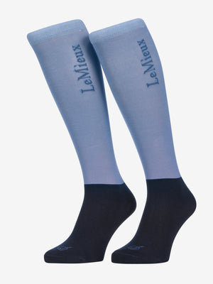 Chaussettes de Concours LeMieux (lot de 2), coloris Powder Blue, vue produit