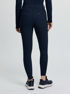 Pantalon d'Équitation LeMieux Brilliance Grip Silicone Genoux - bleu marine - photo produit
