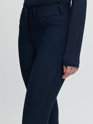Pantalon d'Équitation LeMieux Brilliance Grip Silicone Genoux - bleu marine - photo produit