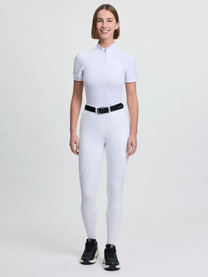 Pantalon d'Équitation LeMieux Brilliance Grip Silicone Genoux - blanc - photo produit