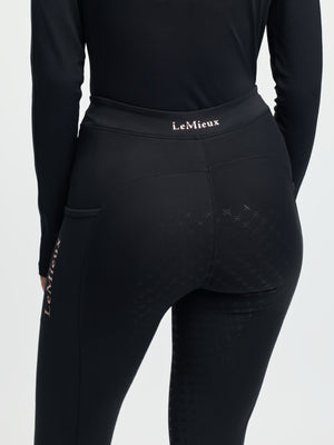 Pull-On d'Équitation LeMieux Orla Sparkle Junior - Noir - photo produit