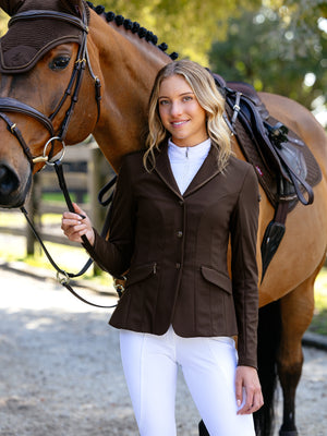 Veste de Concours Brilliance Diana LeMieux - Expresso - mise en situation