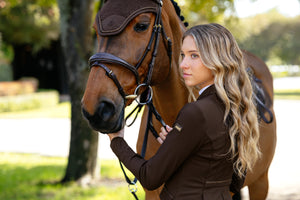 Veste de Concours Brilliance Diana LeMieux - Expresso - mise en situation