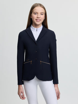 Veste de Concours Brilliance Junior Pro LeMieux - Bleu Marine Rose Gold - photo produit