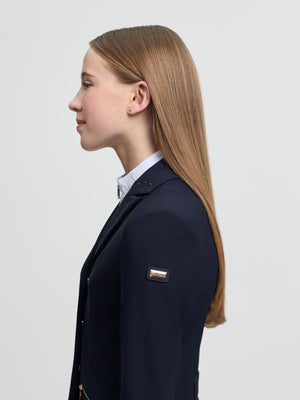 Veste de Concours Brilliance Junior Pro LeMieux - Bleu Marine Rose Gold - photo produit
