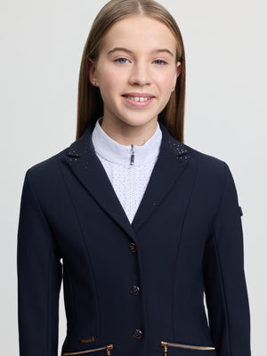 Veste de Concours Brilliance Junior Pro LeMieux - Bleu Marine Rose Gold - photo produit