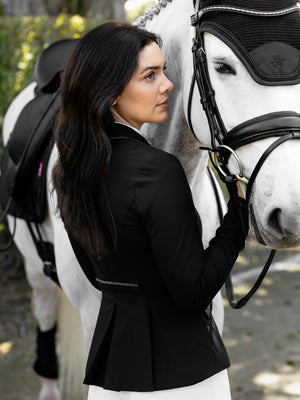 Veste de Concours Brilliance Diana LeMieux - Noir - mise en situation