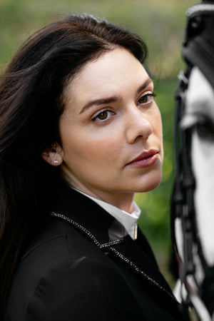 Veste de Concours Brilliance Diana LeMieux - Noir - mise en situation