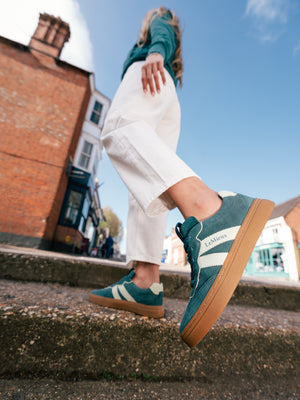 Baskets en Suède Stockbridge LeMieux - Jungle - mise en situation
