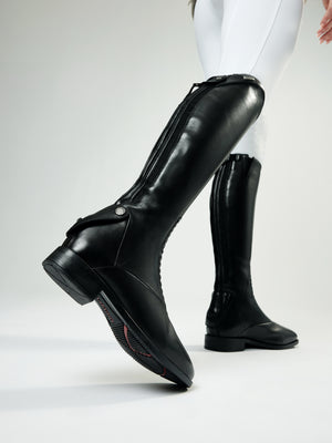 Bottes d'Équitation Essence Matelassées LeMieux, coloris Black, vue produit