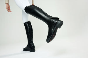 Bottes d'Équitation Essence Matelassées LeMieux, coloris Black, vue produit