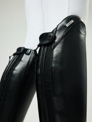 Bottes d'Équitation Essence Matelassées LeMieux, coloris Black, vue produit