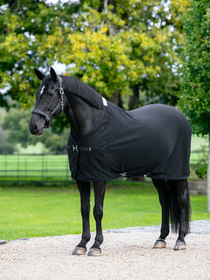 Couverture polaire LeMieux Arika Jersey-Tek - noir - mise en situation