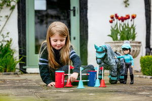 Kit Constructeur de Parcours Toy Pony LeMieux - mise en situation