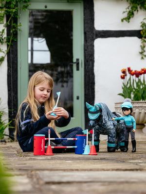 Kit Constructeur de Parcours Toy Pony LeMieux - mise en situation