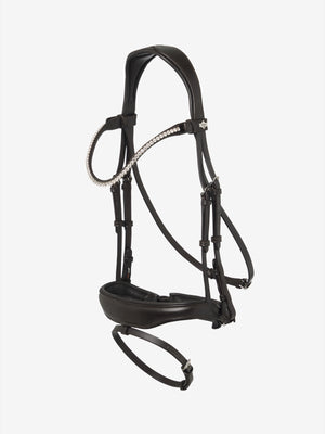 Bridon de Dressage Anatomique Kudos LeMieux - marron - photo produit
