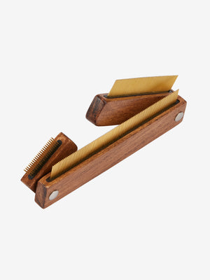 Peigne à motifs Artisan Quarter Mark LeMieux - marron - photo produit