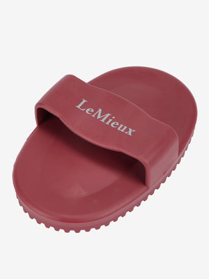 Étrille en caoutchouc souple LeMieux rouge