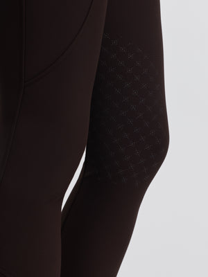 Pantalon d'Équitation LeMieux Brilliance Grip Silicone Genoux - espresso - photo produit